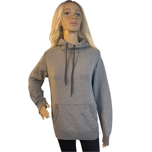 Carbon Gray Sweater Hoodie - Picture 1 of 11